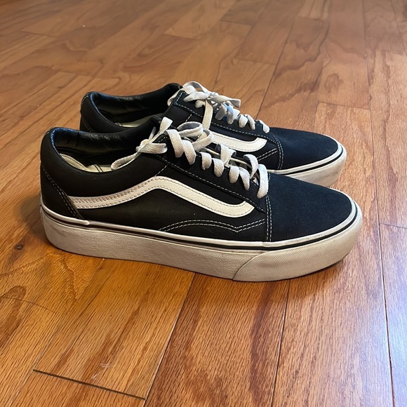 Old skool platform sneaker black sz 9.5 - Picture 3 of 5